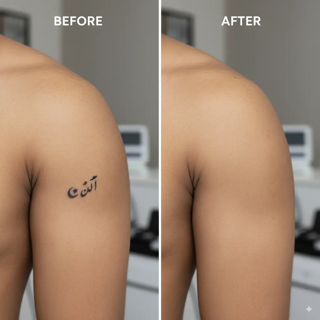 Tattoo Removal Before and After